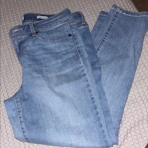 Nine West Light Blue Straight-Leg Jeans